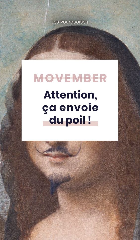 Movember : la Jocaonde (L.H.O.O.Q.) de Marcel Duchamps
